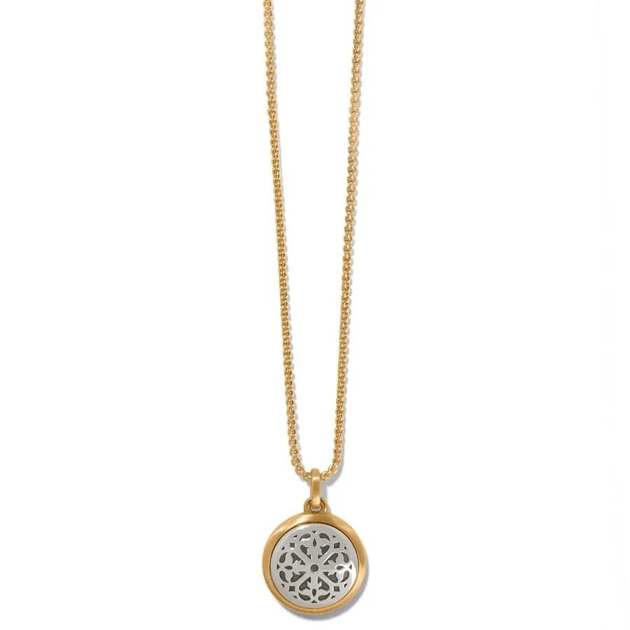 Ferrara Two Tone Luce Short Necklace sold by Brighton