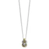 Interlok Harmony Two Tone Petite Necklace sold by Brighton
