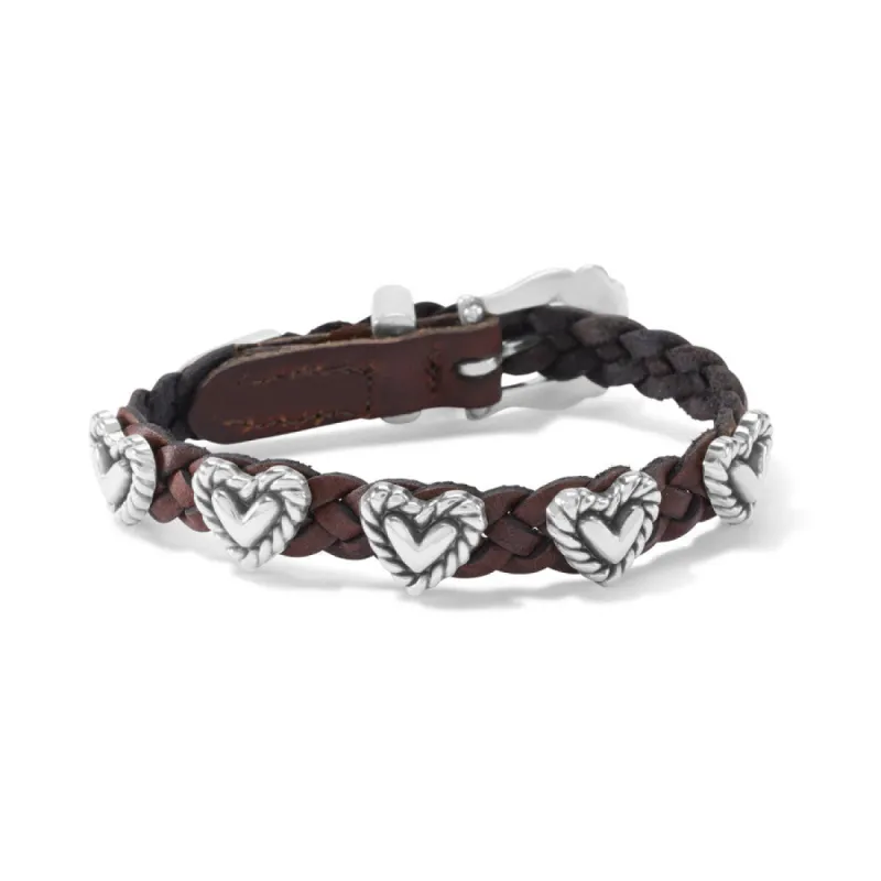 Roped Heart Braid Bandit Bracelet sold by Brighton