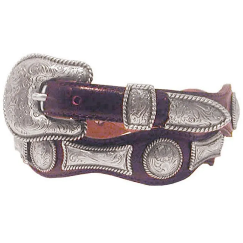 Mahota Ostrich Scallop Belt sold by Brighton