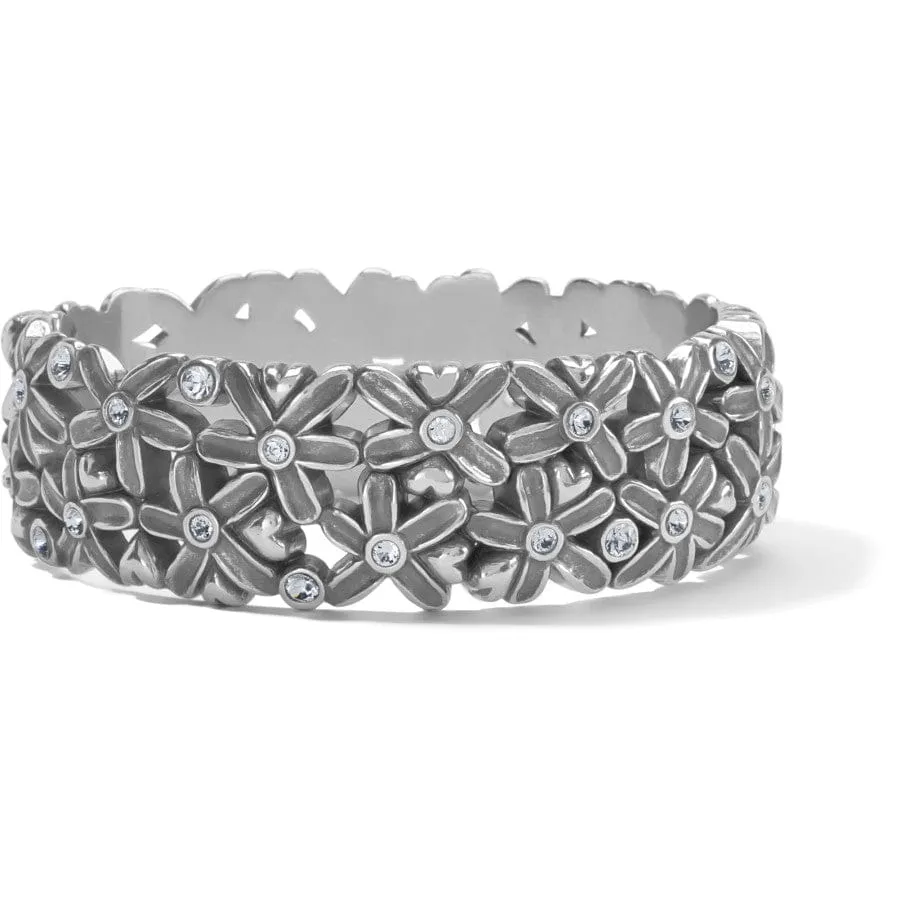 Wild Flowers Hinged Bangle sold by Brighton