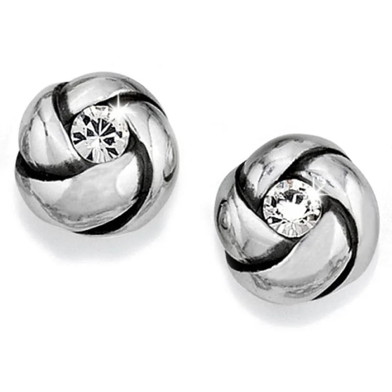 Love Me Knot Mini Post Earrings sold by Brighton