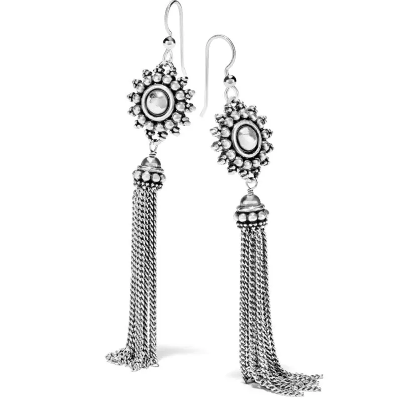 Telluride Sunburst Tassel French Wire Earrings sold by Brighton