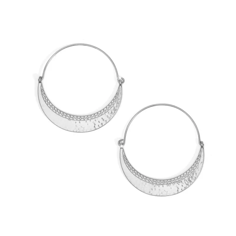 Palm Canyon Large Hoop Earrings sold by Brighton
