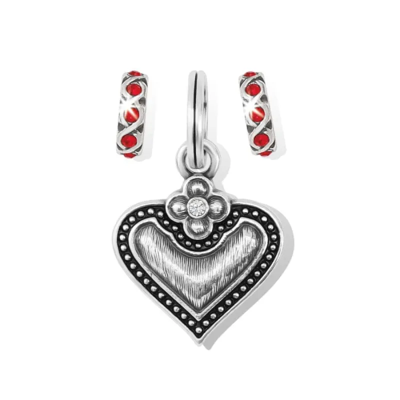 Luna Heart Charm Gift Set sold by Brighton