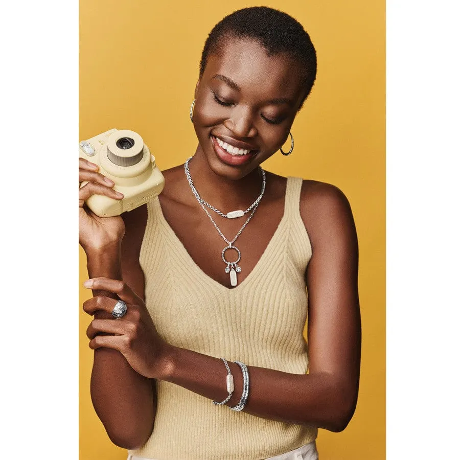 Pebble Pearl Double Link Bracelet sold by Brighton product image thumbnail 3