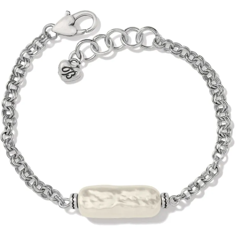 Pebble Pearl Double Link Bracelet sold by Brighton