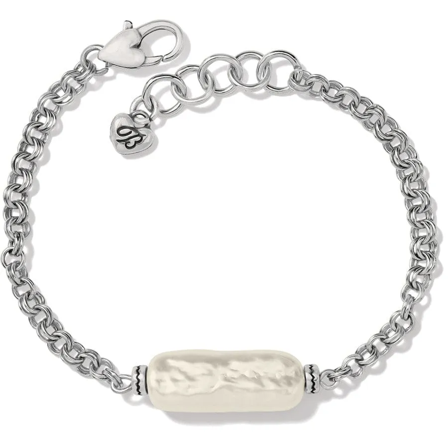 Pebble Pearl Double Link Bracelet sold by Brighton