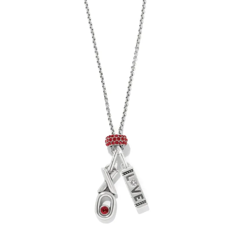 XO Charm Necklace sold by Brighton