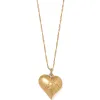 Trust Your Journey Golden Heart Necklace sold by Brighton