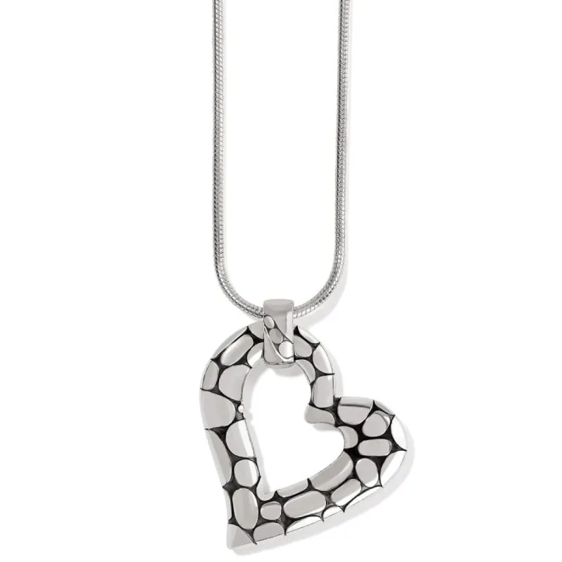 Pebble Heart Necklace sold by Brighton