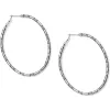 Pebble Large Oval Hoop Earrings sold by Brighton