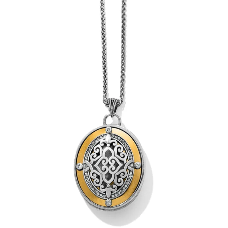Intrigue Convertible Locket Necklace sold by Brighton