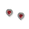 Shimmer Heart Mini Post Earrings sold by Brighton