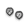 Shimmer Heart Mini Post Earrings sold by Brighton