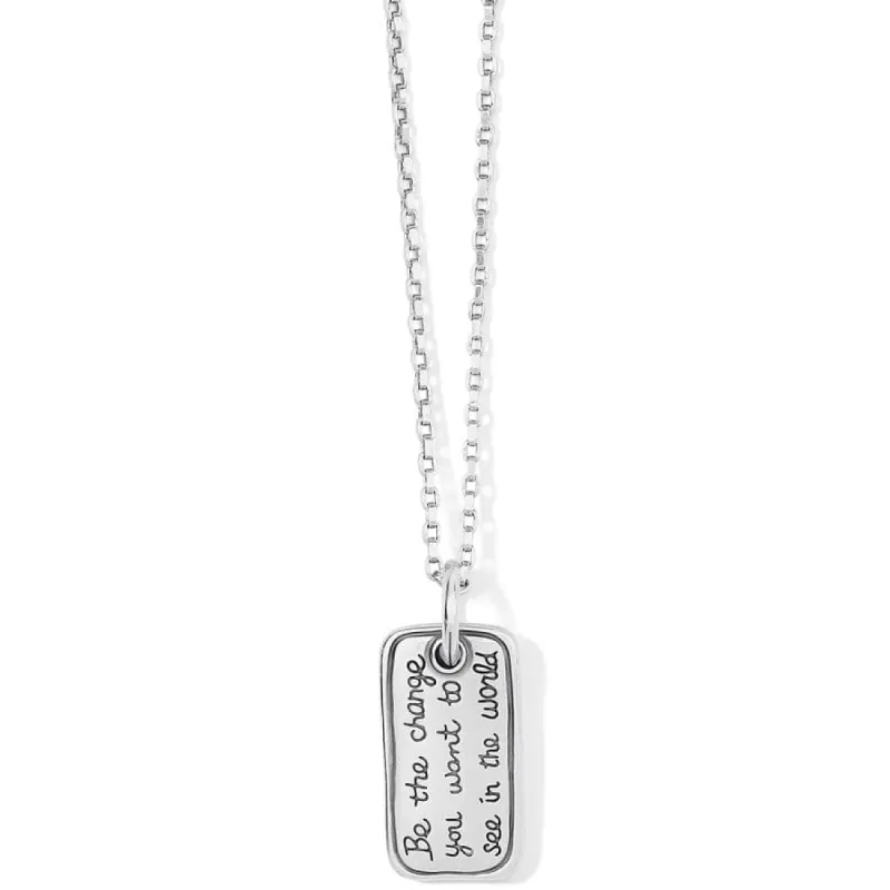 Sentiments Change Convertible Reversible Necklace sold by Brighton