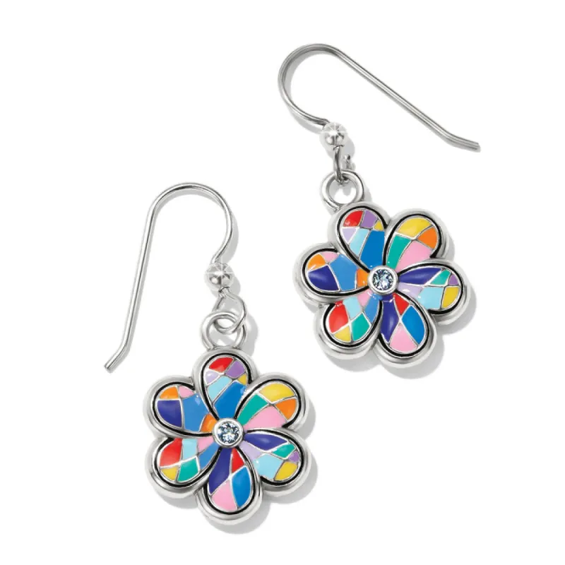 Colormix Flower French Wire Earrings sold by Brighton