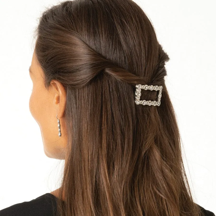 Infinity Sparkle Small Barrette sold by Brighton product image thumbnail 4