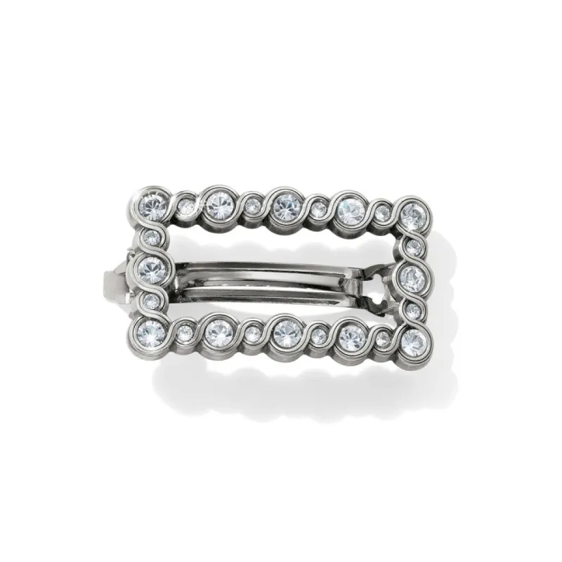 Infinity Sparkle Small Barrette sold by Brighton