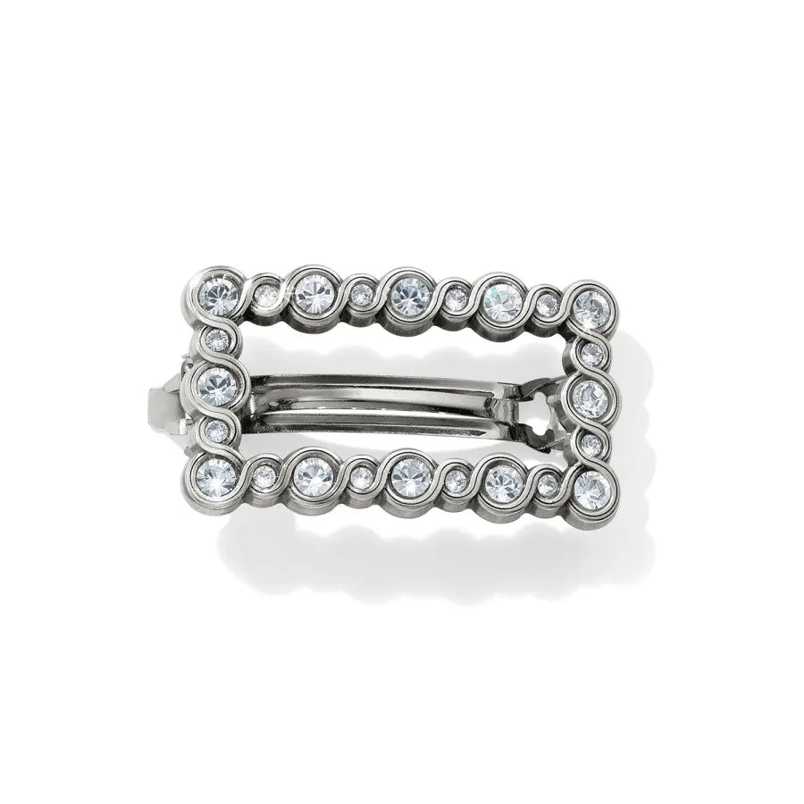 Infinity Sparkle Small Barrette sold by Brighton