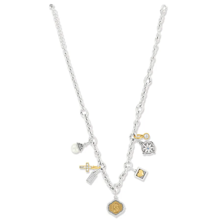 Two Toned Amulet Charm Necklace sold by Brighton product image thumbnail 3