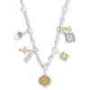 Two Toned Amulet Charm Necklace sold by Brighton