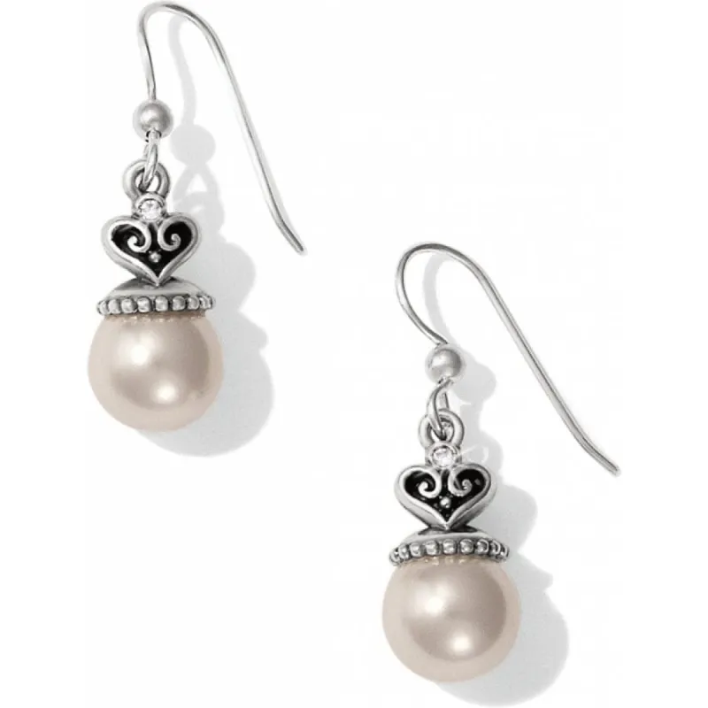 Alcazar Pearl Drop French Wire Earrings sold by Brighton