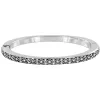 Diamond Hinged Bangle sold by Brighton