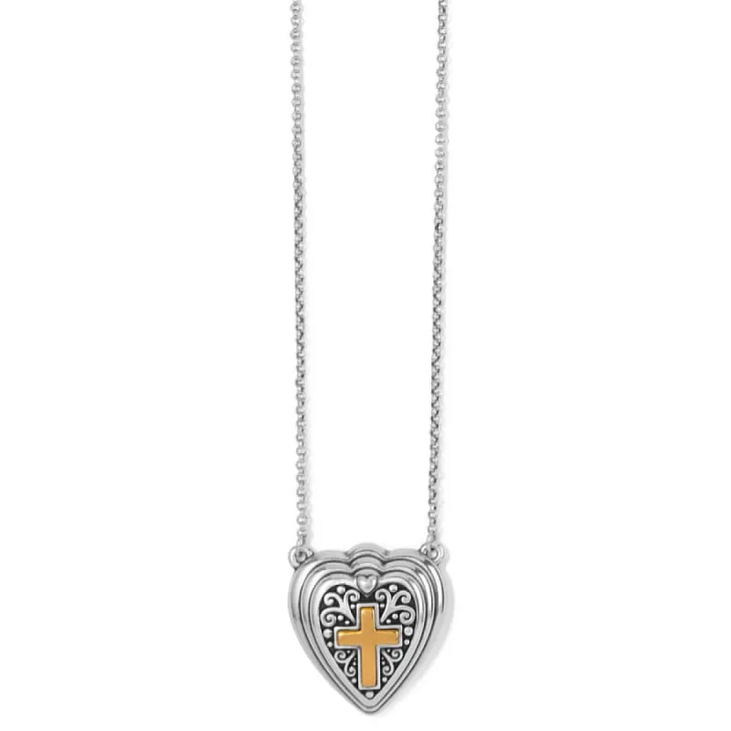 Crossroads Heart Necklace sold by Brighton