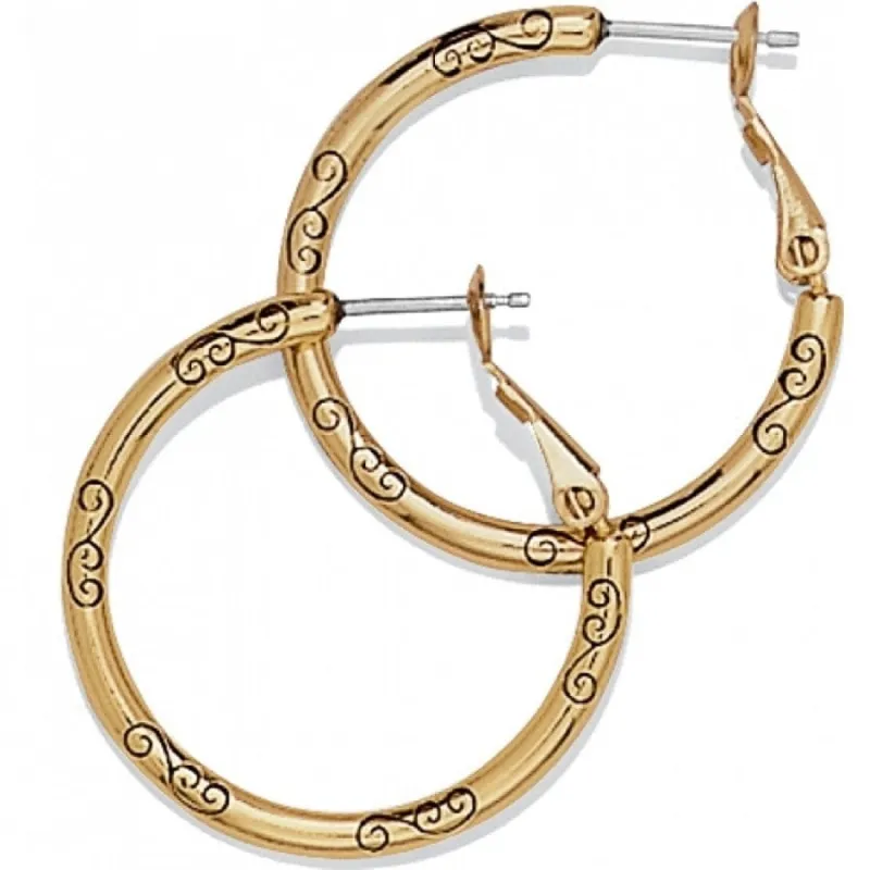 Small Hoop Charm Earrings sold by Brighton