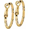 Small Hoop Charm Earrings sold by Brighton