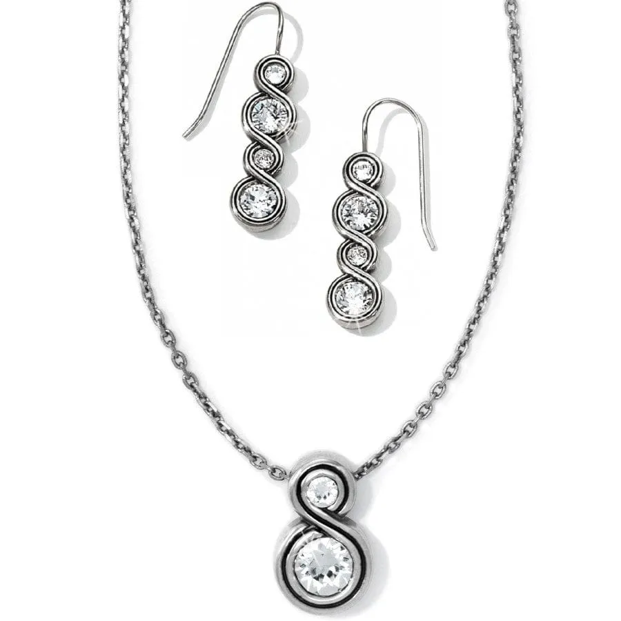 Infinity Sparkle Petite Necklace Gift Set sold by Brighton