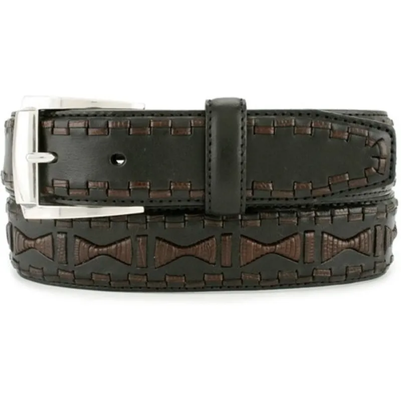 Griffin Lizard Laced Belt sold by Brighton