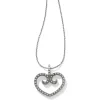 Sea of Love Reversible Petite Heart Necklace sold by Brighton