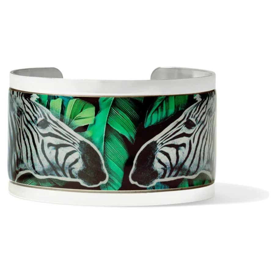 Pop Appeal Zebra Duo Cuff sold by Brighton