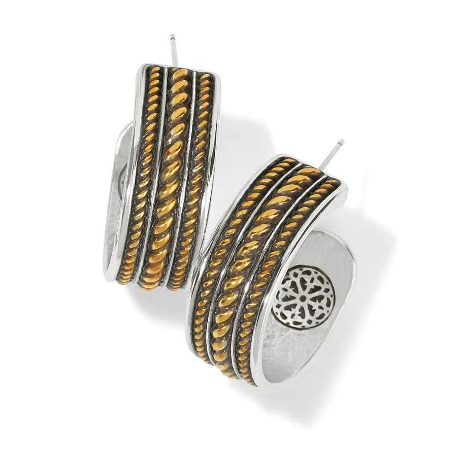 Monete Wide Hoop Earrings sold by Brighton