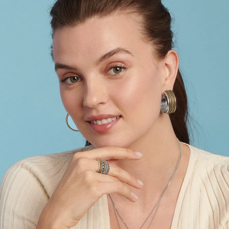 Monete Wide Hoop Earrings sold by Brighton product image thumbnail 5