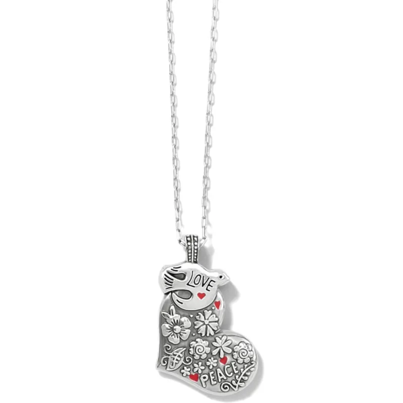 Give Love Peace Necklace sold by Brighton