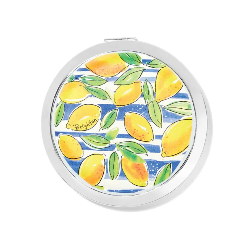 Fashionista Santorini Travel Mirror sold by Brighton