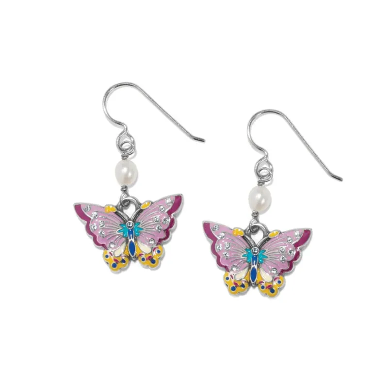 Kyoto In Bloom Butterfly French Wire Earrings sold by Brighton
