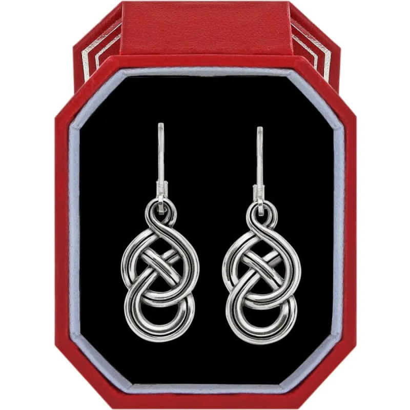 Interlok Braid Petite Leverback Earrings Gift Box sold by Brighton