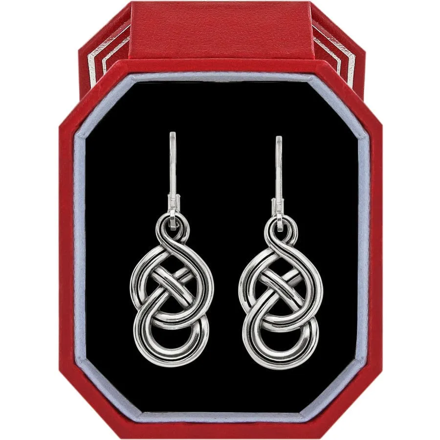 Interlok Braid Petite Leverback Earrings Gift Box sold by Brighton