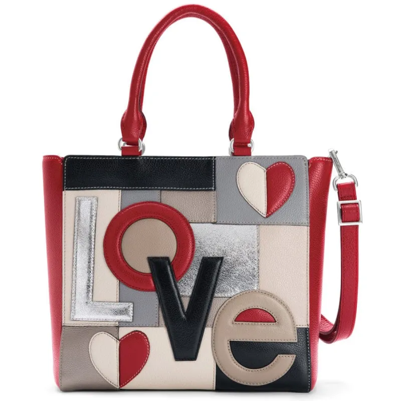 Love Patch Handheld Tote sold by Brighton