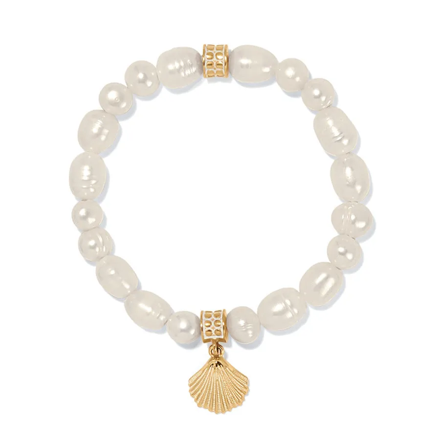Sunset Cove Pearl Stretch Bracelet sold by Brighton