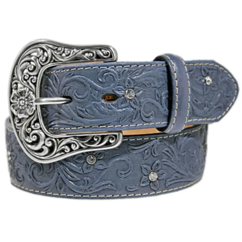 Crystal Accent Floral Belt sold by Brighton