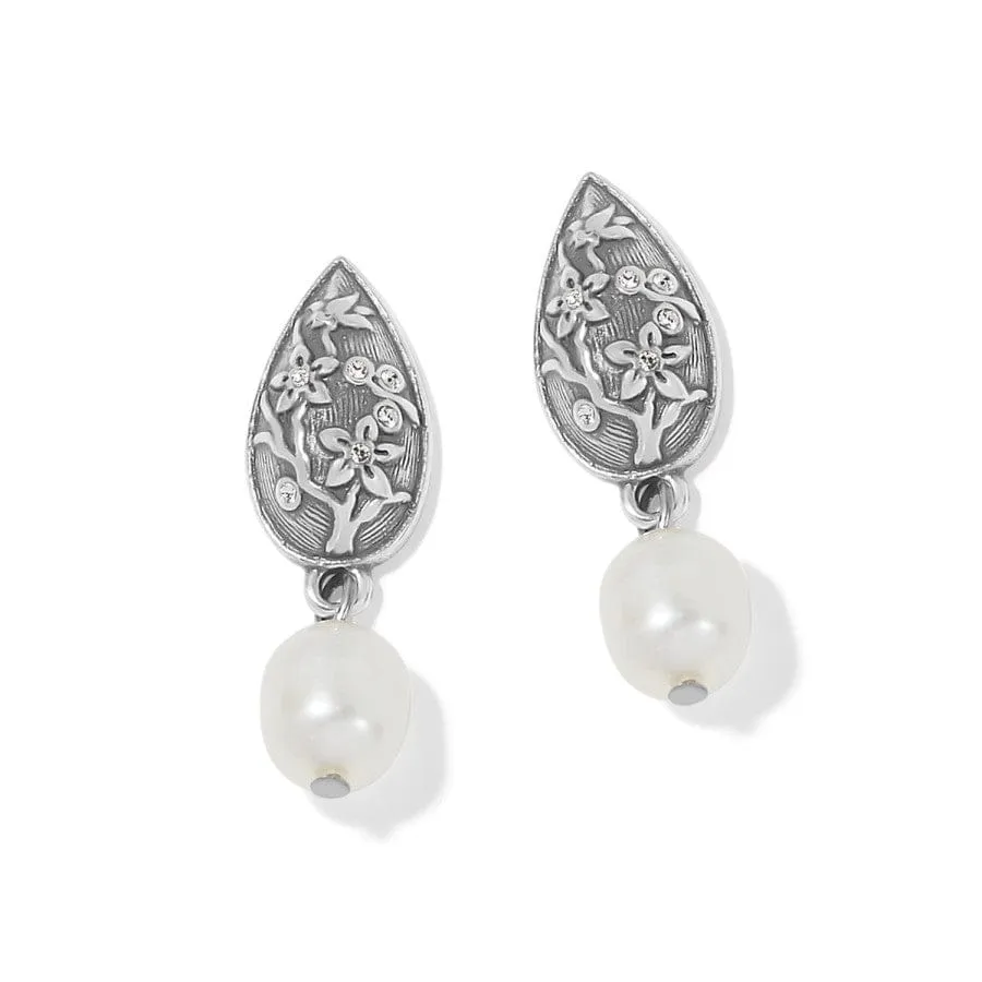 Kyoto In Bloom Pearl Post Drop Earrings sold by Brighton product image thumbnail 2