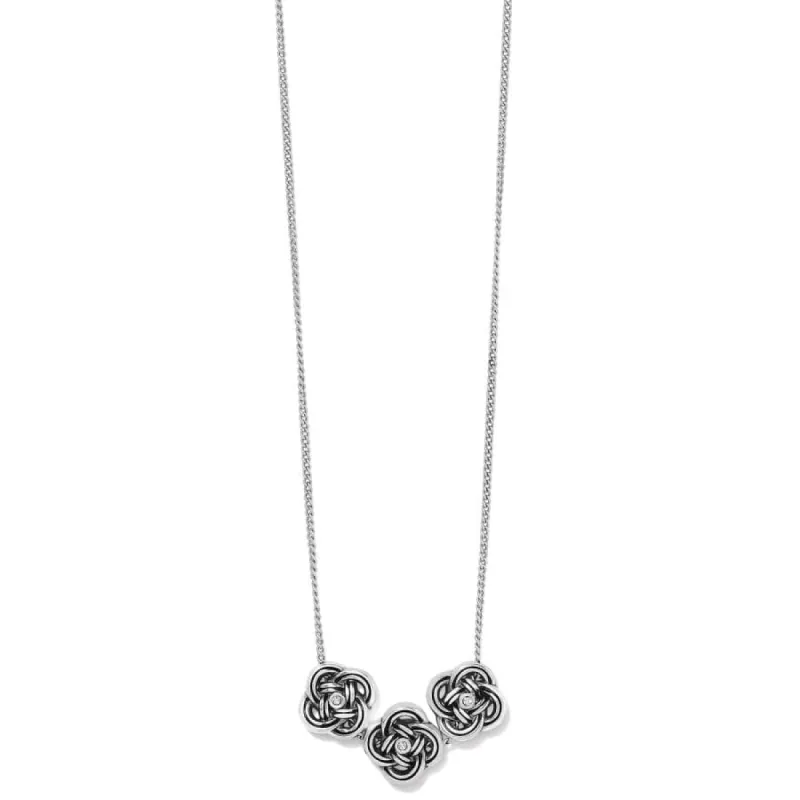 Interlok Trio Petite Necklace sold by Brighton