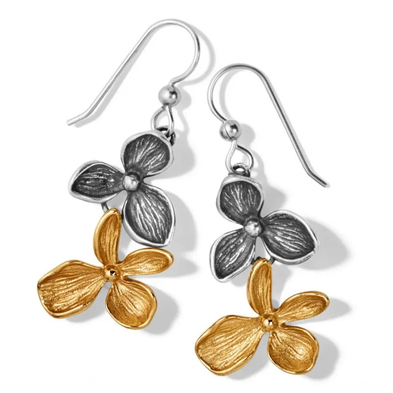 Everbloom Duo French Wire Earrings sold by Brighton
