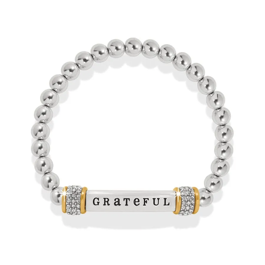 Meridian Grateful Two Tone Stretch Bracelet sold by Brighton product image thumbnail 2