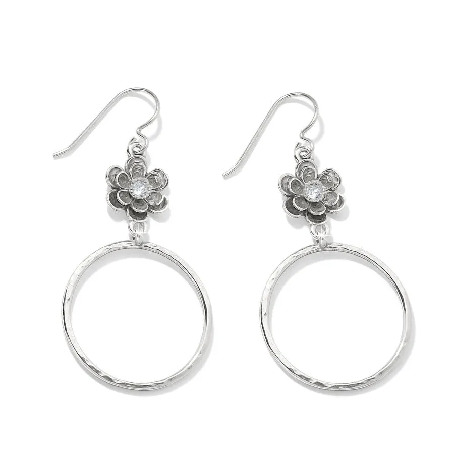 Metal Petal Hoop French Wire Earrings sold by Brighton product image thumbnail 2